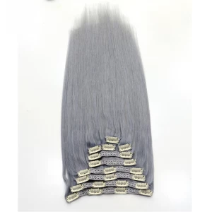China Factory Price Wholesale Malaysian Hair extension and Wavy Clip in Hair Extensions Hersteller