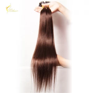 中国 Factory cheapest price wholesale double drawn u tip hair extension 100% Indian remy hair extension メーカー