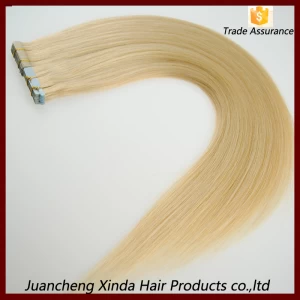 中国 工場低価格のテープヘアエクステンション7A最高品質のテープ毛延長欧州レミの髪 メーカー