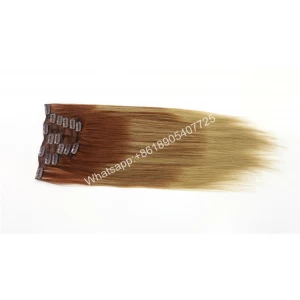 China Fashionable and cheap Brazilian 100% remy human hair for New Year's gift wholesale hair clips Hersteller