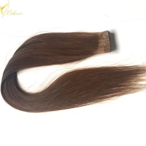 China Fast ship large stock double drawn remy tape in weft extensions fabrikant