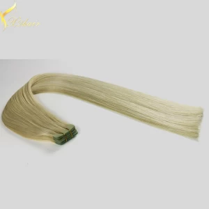 China Fast ship large stock double drawn tape in curly hair extensions manufacturer