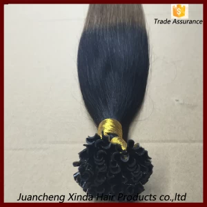 Cina Free shedding 100% raw unprocessed virgin russian virgin hair u tip produttore