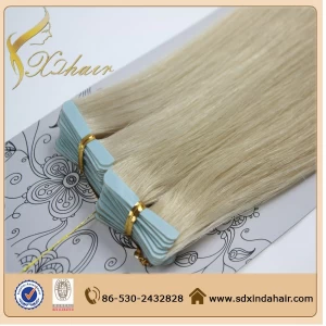 Китай Good Suppliers Express Double Drawn romance curl human hair,tape in hair extentions производителя