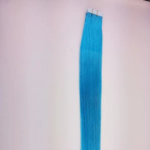 An tSín Grade 8a Double Sided Cheap Indian Virgin Tape Hair Extensions déantóir