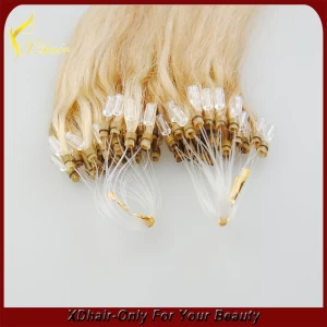 Chine HOT! 2015 nouveaux produits haut micro de qualité anneau boucles de cheveux humains fabricant