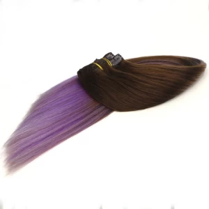 中国 High Quality 7A Virgin Remy double drawn clip in hair extensions wholesale 制造商