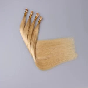 China High Quality Low Price Human Virgin I tip hair extension Hersteller