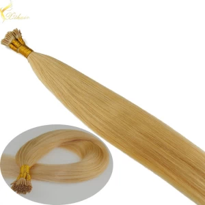 中国 High positive feedback wholesale keratin bonded double drawn remy hair 制造商