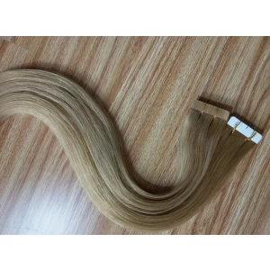 An tSín High quality double tape human hair Brazilian tape hair extension déantóir