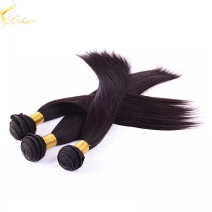 China High quality raw unprocessed grade 8a hair weft hair extensions no shedding no tangle fabricante