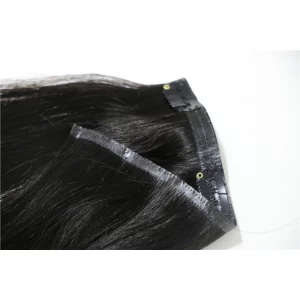 An tSín High quality skin weft clip in hair 10pcs with 24clips double drawn natural color déantóir