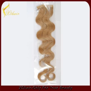 Китай Горячая продажа 100% Расширения Лента Remy человеческих волос Волосы производителя