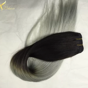 China Hot Sale Remy Hair Hair Grade and Hair Weaving Hair Extension Two Tone Braiding Hair fabricante
