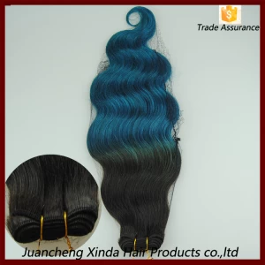 An tSín Hot Sale virgin unprocessed remy ombre malaysian hair déantóir