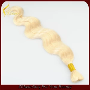 China Hot selling factory price 100%  human hair  virgin remy Bulk hair manufacturer
