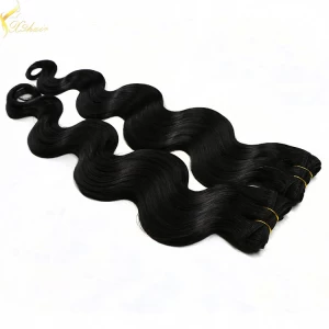 China Hot selling trade assurance double weft shedding free body wave hair weaving unprocessed fabricante