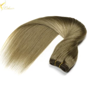 China Hot selling trade assurance double weft shedding free brazilian human hair sew in weave fabrikant