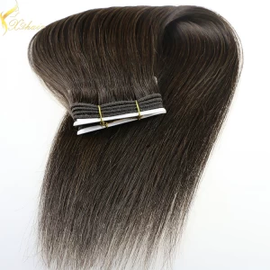 중국 Hot selling trade assurance double weft shedding free hair extension human hair remy 제조업체