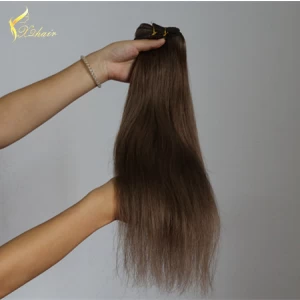 porcelana Hot selling unprocessed virgin indian hair grade 7a remy human hair weaves fabricante
