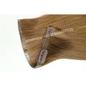 Китай Hot selling with wholesale price , virgin human hair 18"cheap clip in hair производителя
