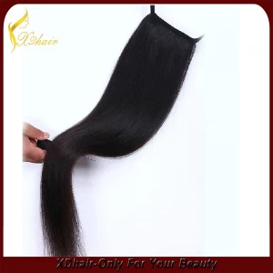 Китай Human hair ponytail 12inch-30inch  fashion style hair extension производителя