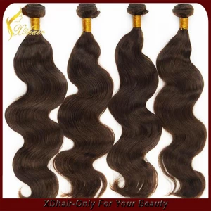 China Human hair weave new quality 2015 fashion hair extension machine made weft wholesale fabricante