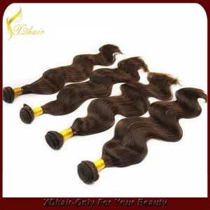 China Human hair weave new quality 2015 fashion hair extension machine made weft manufacturer