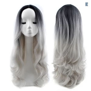 중국 Human hair wig high quality hair extension gey hair 제조업체