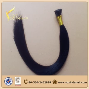 中国 I tip human hair extensions remy human hair 100% human hair wholesale メーカー
