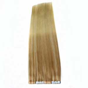 China In stock aliexpress china skin weft new products 100% virgin brazilian indian remy human hair PU tape hair extension fabricante
