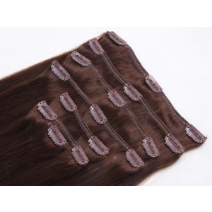 China In stock hot sale fashion new 8A grade unprocessed clip styles in SUPPLIER hair extensions manufacturer