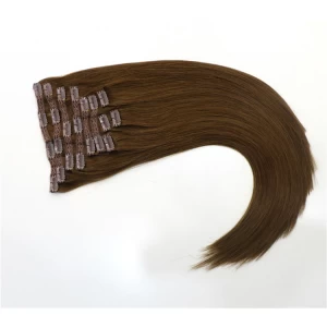 中国 Manufacturer Wholesale european Hair extension and Wavy Clip in Hair Extensions 制造商
