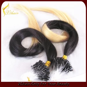 China Micro Loop Ombre Color Human Hair Extension manufacturer