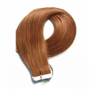 中国 Most popular top quality wholesale virgin remy russian hair tape hair extensions メーカー