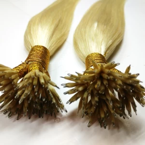 Cina anello Nano capelli di punta dei capelli estensione nano umani remy vergini di alta qualità produttore