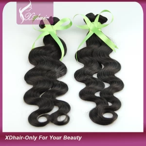 中国 無料織り髪は安い織り髪髪織りディストリビューターナチュラルカラーボディウェーブVirignブラジルの髪のオンライン卸売パック メーカー