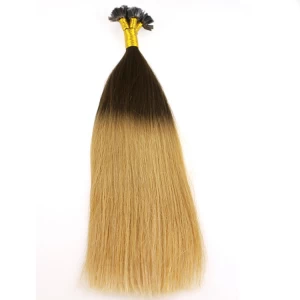 porcelana New Arrival Factory Price wholesale Top Quality Double Drawn Flat Tip Hair Extension Virgin Remy Brazilian Human Hair fabricante