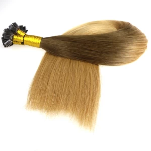 China New Arrival Unprocessed Factory Price Top Quality Flat Tip Keratin Virgin Remy Brazilian Human Hair fabricante