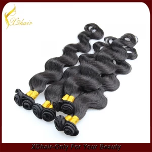 中国 新製品ブラジルのバージンヘア横糸拡張工場卸人間の髪織り メーカー
