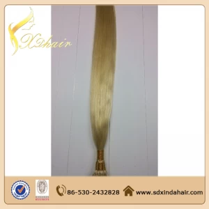 China New fashion high quality omber i tip hair extension manufacturer