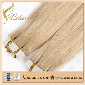 Cina New recommended standard weight Natural color tape in hair extentions,style by ese hair produttore
