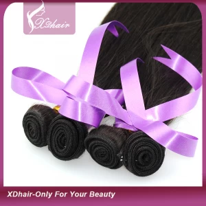 China No Blend 100% Human Hair Hair Extension Double Weft Hair Weave Fast Deliver manufacturer