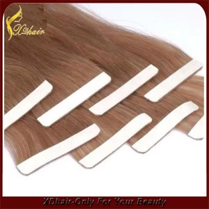 An tSín No tangle no shedding keratin glue 100% European virgin remy hair double drawn Germany glue tape hair extension déantóir