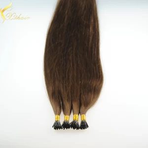 Chine One Donor 100% human hair factory price blonde hair i tip aaa hair extensions wholesale fabricant