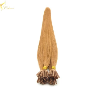 An tSín One Donor 100% human hair factory price pre-bonded remy stick hair extensions 100 g déantóir