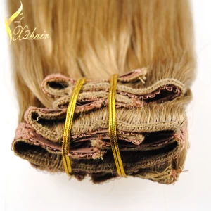 An tSín Peruvian Hair Grade 8 Straight Remy Hair Extensions Clip In Hair Extensions déantóir