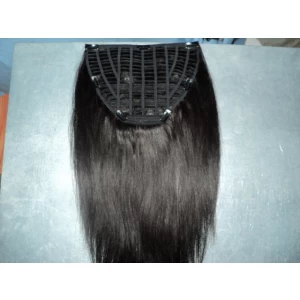 porcelana Queena Hair Double Drawn Grade 8A Brazilian Virgin Remy Hair Clip in Human Hair Extension fabricante