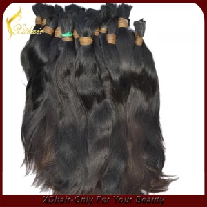 中国 Raw hair real human hair extension factory price unprocessed natural bulk hair メーカー