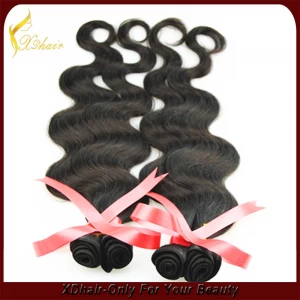 中国 Remy human hair weave, natural hair extension, cheap brazilian hair weave bundles メーカー